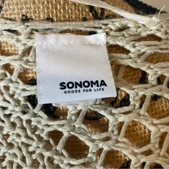 Sonoma beach cardigan shawl throw women’s one size - Picture 5 of 5